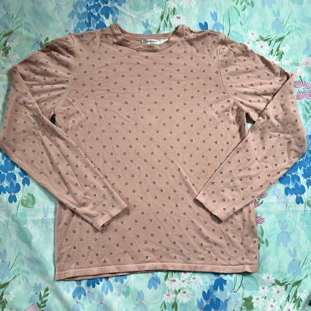 PiaZaitalia Woman Sweater Lightweight Hearts